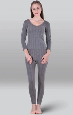Rivaaz Collection Rivaaz Collection Women Top & Lower witer wear Polycotton 3/4 Slevee Thermal Top Women Top - Pyjama Set Thermal