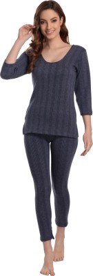 JAIRY SHOP Thermal Wear for women Made with soft , stretchable and warm fabric Women Top - Pyjama Set Thermal