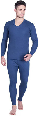 SYLZON V-Neck Men Top - Pyjama Set Thermal