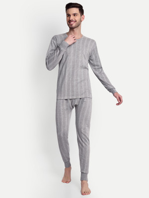 Zeffit Men Thermal Suit Men Top - Pyjama Set Thermal