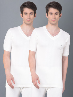 Dollar Ultra Pack of 2 V Neck Half Sleeve Men Top Thermal