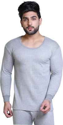 AJ Hosiery AJ Hosiery Men’s Cotton Thermal Full Sleeve Slim Fit Winter Body Warmer Top Men Top Thermal