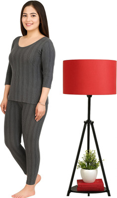 SANRAKSSHAN Women Top - Pyjama Set Thermal