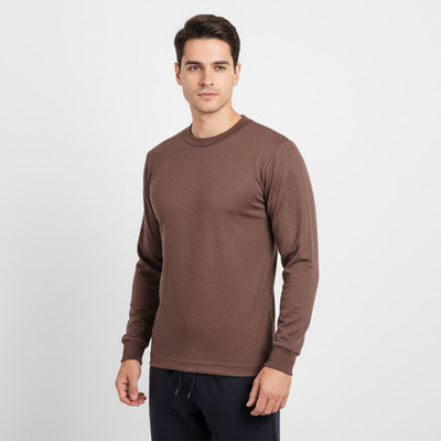 Sir Zee Men’s Cotton Blend Thermal Top – Warm Full Sleeve Base Layer for Winter Men Top Thermal