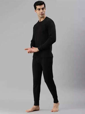 qenx oswal Men Top - Pyjama Set Thermal