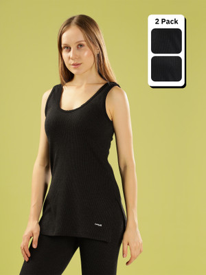 Dollar Ultra Solid Sleeveless Top For Women Women Top Thermal