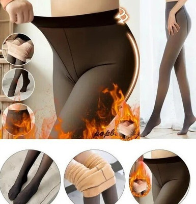 Badmad Winter Warm Double Tone Thermal Stockings For Women Women Pyjama Thermal