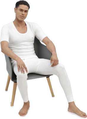 Dollar Ultra Dollar Ultra Mens Thermal Half Sleeve Round Neck Top & Bottom Set Men Top - Pyjama Set Thermal