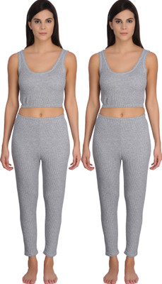 Selfcare Womens Polycotton Sleeveless Top-Pyjamas 2 Sets Women Top - Pyjama Set Thermal