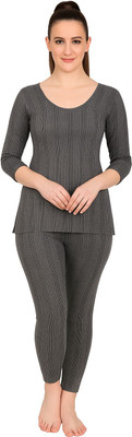REVEXO REWMWOMENTHRMAL_6 Women Top - Pyjama Set Thermal