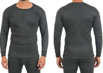 GANESH CREATIONS Men's Thermal Wear|With Superior Heat Solid Thermal Vest For Men Men Top Thermal