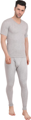 Black Lemon Premium Quality Handfeel V-Neck Men Top - Pyjama Set Thermal