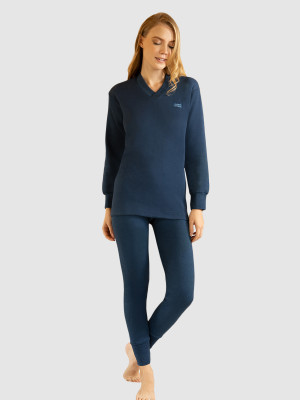 LUX COTT'S WOOL Women Top - Pyjama Set Thermal