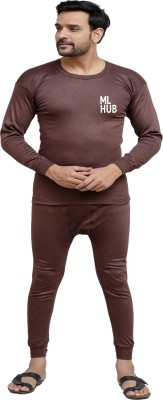 ML HUB Men & Women Top - Pyjama Set Thermal