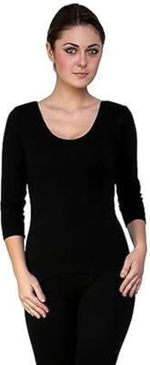 PrinceCosyQuilt Women's Thermals Top (3/4th Sleeves) Women Top Thermal