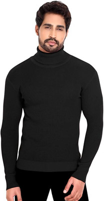 Kevat Gems JBI OSWAL Men'sBlended BodyWarmer Upper Top Thermal (Black) Men Top Thermal