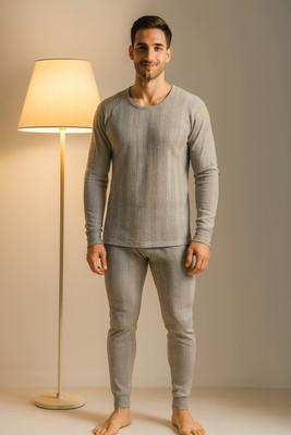 REVEXO Men Top - Pyjama Set Thermal