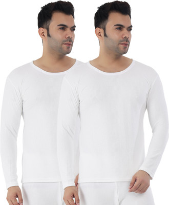 Selfcare Selfcare Men Soft Polycotton Striped Thermal Full Sleeve Round Neck Tops|SW1088 Men Top Thermal