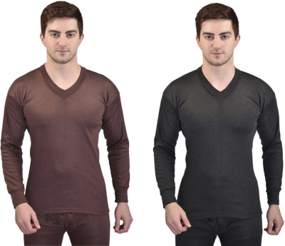 Aivira Men Top Thermal (Pack of 2) Men Top Thermal