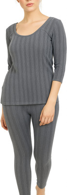 SANRAKSSHAN REWSWOMENTHRMAL_25 Women Top - Pyjama Set Thermal