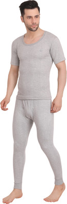 Black Lemon Premium Quality Handfeel Men Top - Pyjama Set Thermal