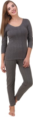 HAP Premium Quilted Thermal Women Top - Pyjama Set Thermal