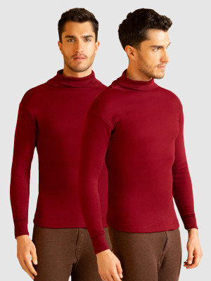 LUX COTT'S WOOL Men Top Thermal