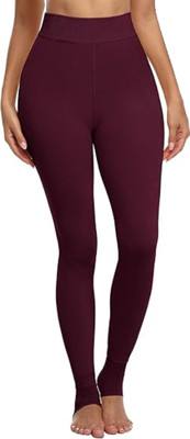 JMT Wear Fleece Lined Leggings Women Thick High Waisted Winter Warm Leggings Women Pyjama Thermal