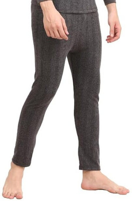 Inner Comfort Wool Length Bottom Innerwear for Men (Charcoal) Men Pyjama Thermal