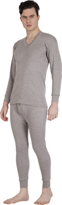 FABVIO PLUS Winter wear V neck Men Top - Pyjama Set Thermal