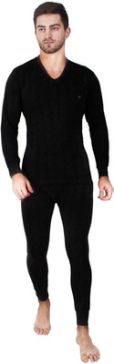 ALFA Quilted Premium Cotton Men Top - Pyjama Set Thermal