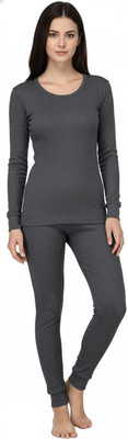 Sana Womens Winter Inner Body Warmer Thermal Wear Women Top - Pyjama Set Thermal