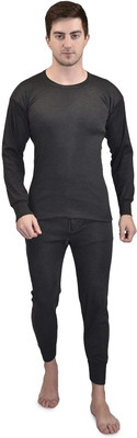 OSWAL JBI OSWAL JBI Men Top - Pyjama Set Round Neck (Black) Thermal Men Top - Pyjama Set Thermal
