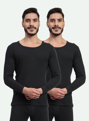 TT THERMO Regular Fit Cotton Rich With Elastomeric Finish Thermal Men Top Thermal