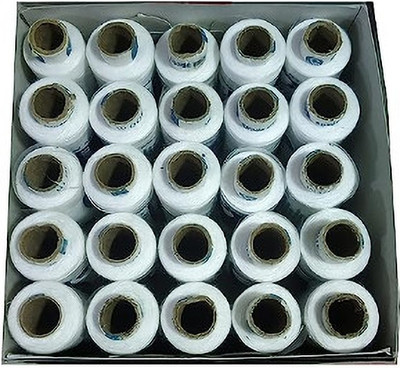 The Giftery WHITE Thread(300 m Pack of25)