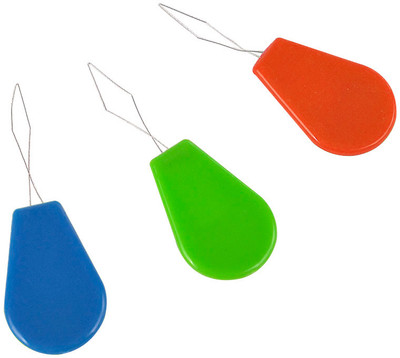 Kunfaya 2 Pcs Hand DIY Sewing Threader Tool Knitting Thread Drop Shape Embroidery Thread Pick(Pack of 2)