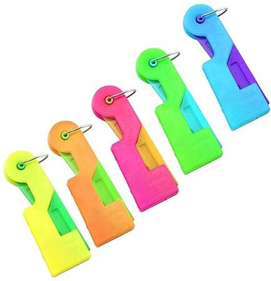 MARMORIS ECOM Automatic Needle Threading Device, Plastic Press and Sewing Kit Tool- Multicolor Thread Pick(Pack of 5)