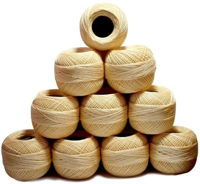 Dhruv Crafts Gold Thread(120 m Pack of10)