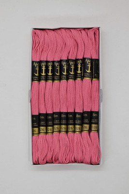 Hunny - Bunch Anchor Thread Stranded Cotton Skeins Threads (Set of 25 Pieces)(Shade no.26) Thread(8 m Pack of25)