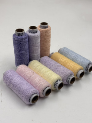 ANTC Pastel Color Shade assorted rich shades for sewing Thread(300 m Pack of100)
