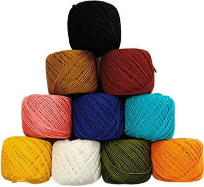 Lipsa Enterprise Dark Multi Thread(30 m Pack of10)