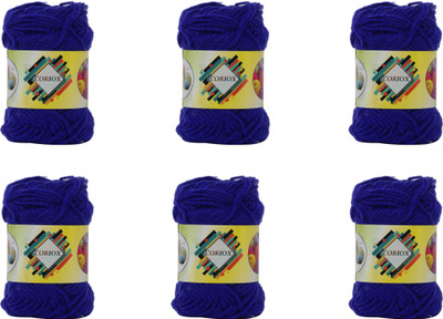 coriox Royal Blue Thread(100 m Pack of6)