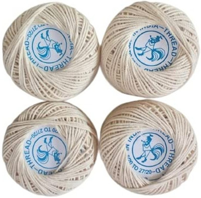 Implemental off white Thread(15 m Pack of4)
