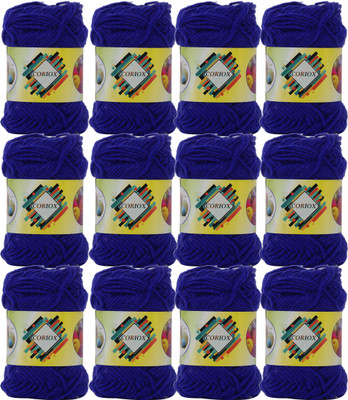 coriox Royal Blue Thread(100 m Pack of12)