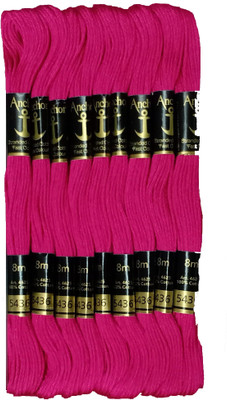 ANCHOR darkpink Thread(8 m Pack of15)