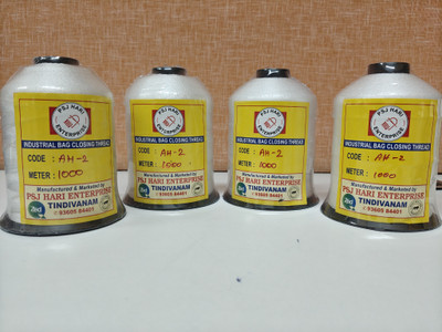 PSJ Hari FFFFFF Thread(1000 m Pack of10)