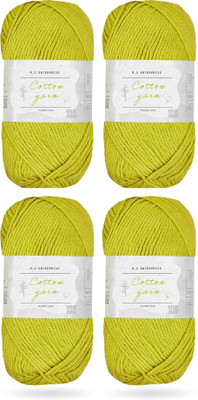 M.G Enterprise pastel yellow Thread(676 m Pack of4)