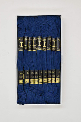 Hunny - Bunch Anchor Thread Stranded Cotton Skeins Threads (Set of 25 Pieces)(Shade no.150) Thread(8 m Pack of25)