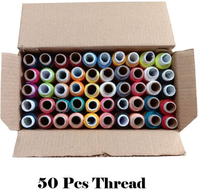 LOWBADEN multicolored Thread(150 m Pack of50)