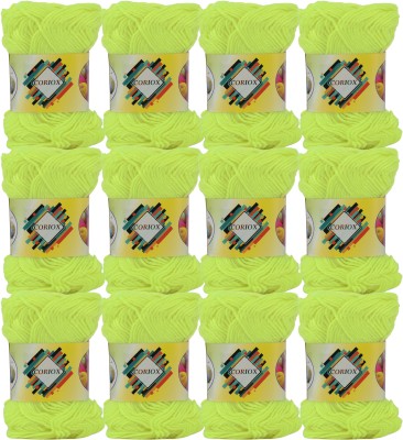 coriox Lime Thread(100 m Pack of12)